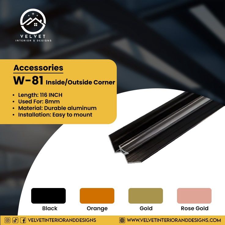 W-81 Inside/Outside Corner