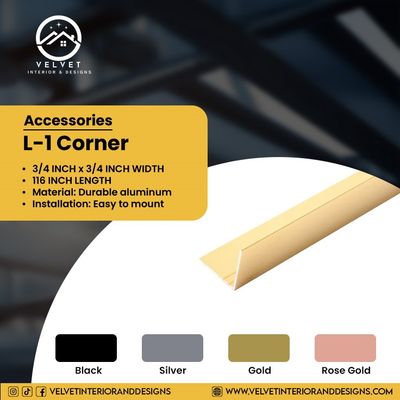 L-1 / 3/4"x3/4" Corner