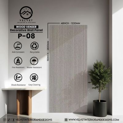 P-08 | Wood Veneer | Decorative Wall Panel | 5/16 in x 48 in x 110 in | natural wood finish | Waterproof, Scratch-Resistant & Fire-Retardant | Ideal for Living Rooms, Bathrooms & Feature Walls P-08 | Wood Veneer | Decorative Wall Panel | 5/16 in x 48 in x 110 in | natural wood finish | Waterproof, Scratch-Resistant & Fire-Retardant | Ideal for Living Rooms, Bathrooms & Feature Walls
