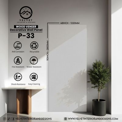 P-33 | Wood Veneer | Decorative Wall Panel | 5/16 in x 48 in x 110 in | natural wood finish | Waterproof, Scratch-Resistant & Fire-Retardant | Ideal for Living Rooms, Bathrooms & Feature Walls P-33 | Wood Veneer | Decorative Wall Panel | 5/16 in x 48 in x 110 in | natural wood finish | Waterproof, Scratch-Resistant & Fire-Retardant | Ideal for Living Rooms, Bathrooms & Feature Walls