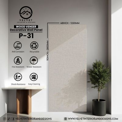 P-31 | Wood Veneer | Decorative Wall Panel | 5/16 in x 48 in x 110 in | natural wood finish | Waterproof, Scratch-Resistant & Fire-Retardant | Ideal for Living Rooms, Bathrooms & Feature Walls P-31 | Wood Veneer | Decorative Wall Panel | 5/16 in x 48 in x 110 in | natural wood finish | Waterproof, Scratch-Resistant & Fire-Retardant | Ideal for Living Rooms, Bathrooms & Feature Walls