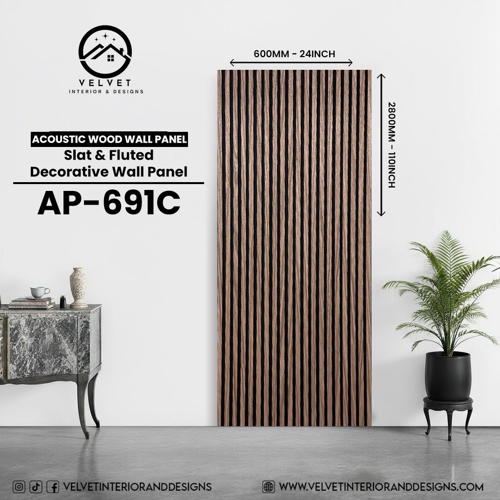 AP-691C | Acoustic Panel | Fluted Wall Panel