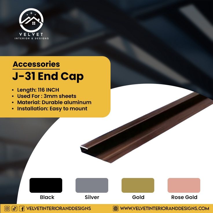 J-31 End Cap | Wall Panel Accessories & LED J-31 End Cap | Wall Panel Accessories & LED