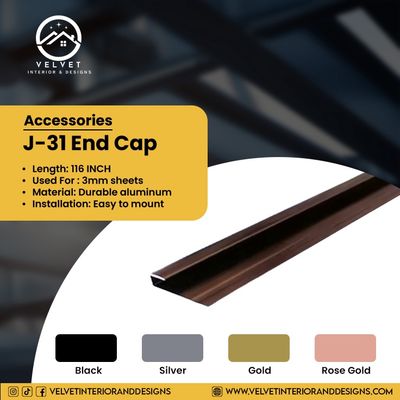 J-31 End Cap | Wall Panel Accessories & LED J-31 End Cap | Wall Panel Accessories & LED