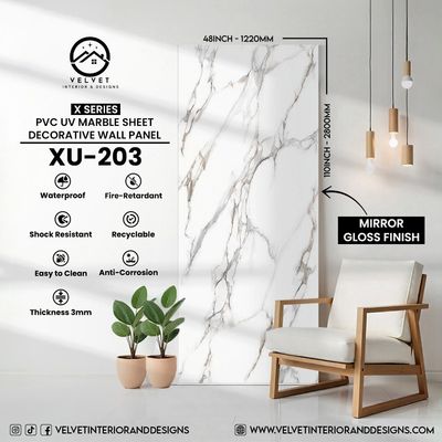 XU-203 | X Series | PVC UV Marble Sheets
