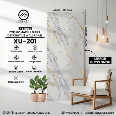 XU-201 | X Series | PVC UV Marble Sheets