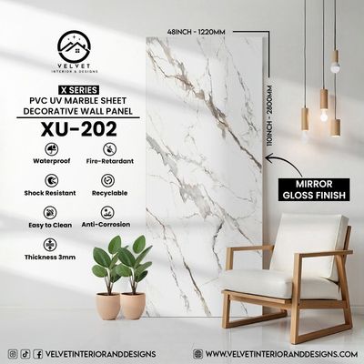 XU-202 | X Series | PVC UV Marble Sheets