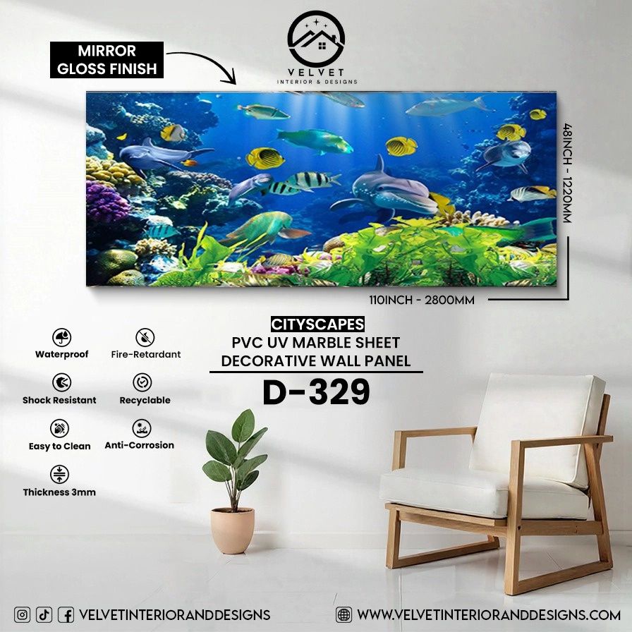 D-329 | Cityscapes | PVC UV Marble Sheets D-329 | Cityscapes | PVC UV Marble Sheets