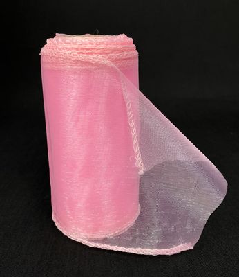 Vaaleanpunainen organza 12cm/9m