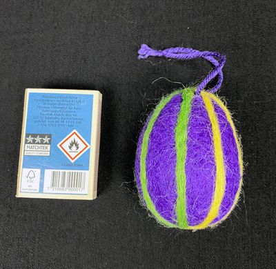Violetti huopamuna 6cm