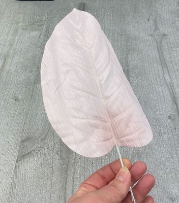 Tekolehti vaaleanpunainen