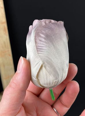 Tulppaani tekokukkapää, ruskea (harmahtava)