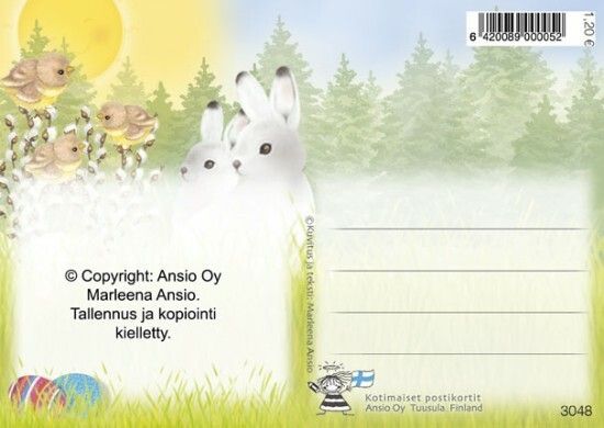 Pääsiäiskortti - Ihanat puput