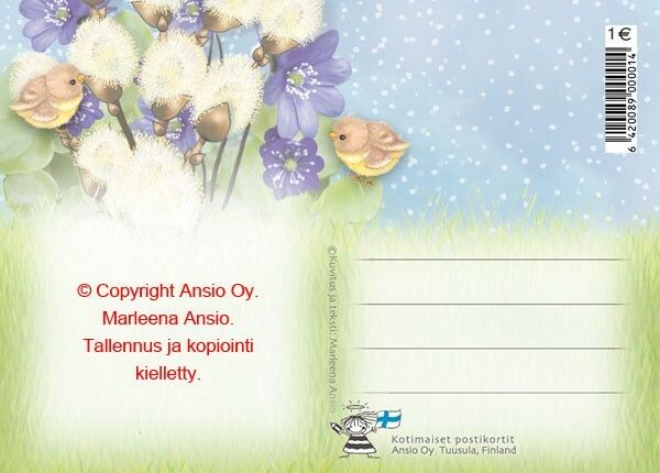 Pääsiäiskortti Marleena Ansio - Tiput &amp; mämmi