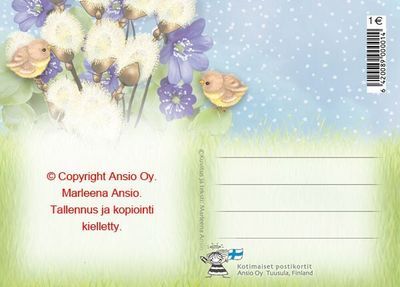 Pääsiäiskortti Marleena Ansio - Tiput &amp; mämmi