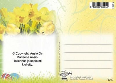 Pääsiäiskortti Marleena Ansio - Tipuset