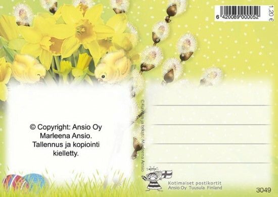 Pääsiäiskortti Marleena Ansio - Tiput
