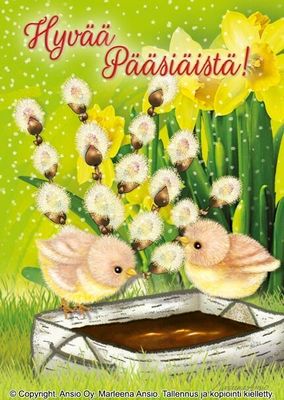 Pääsiäiskortti Marleena Ansio - Tiput