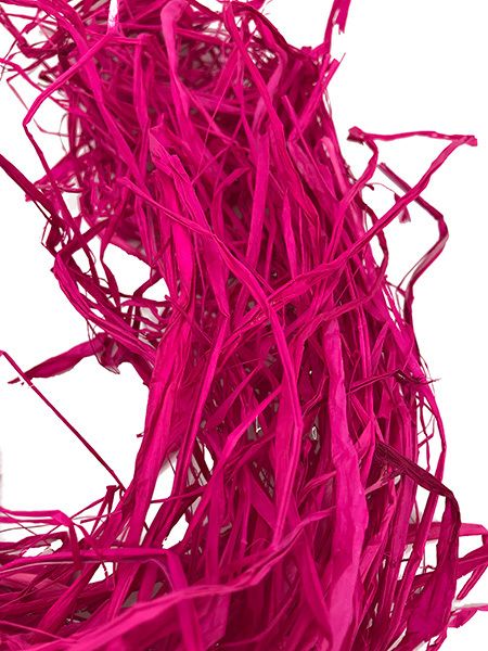 Raffia paperinarunippu 100g, fuksia