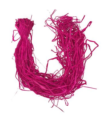 Raffia paperinarunippu 100g, fuksia