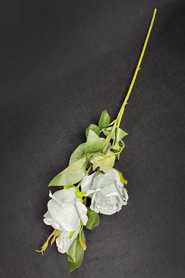 Ruusu tekokukka, sininen (harmaa sävy)