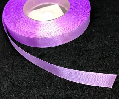 Satiininauha 12mm, vaalea lila 5m