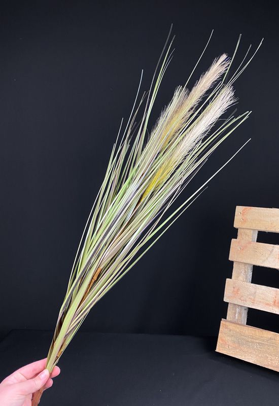 Pampaheinä 90cm natural/vihreä, keinotekoinen