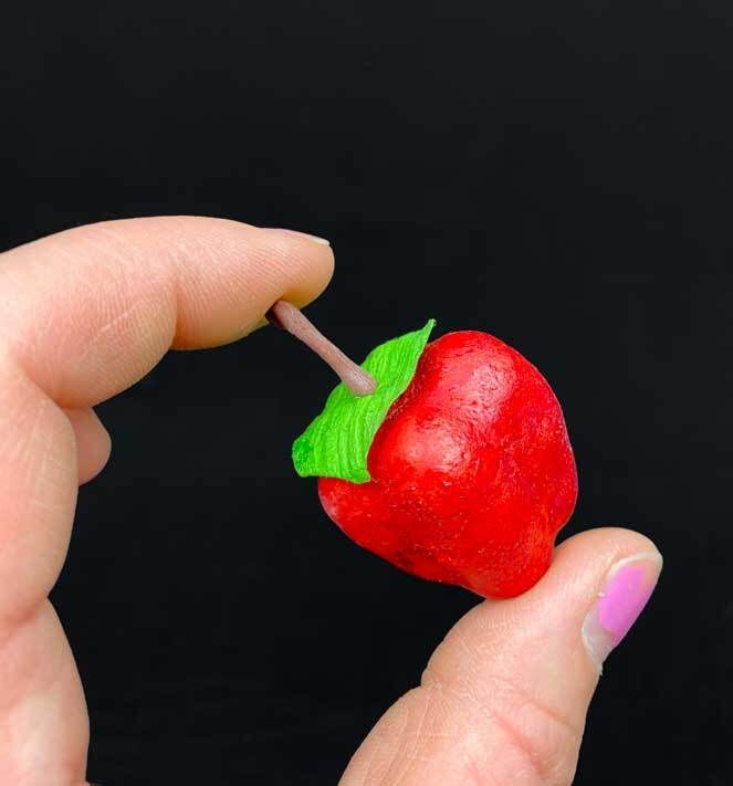 Paprika tekohedelmäkoriste 2kpl