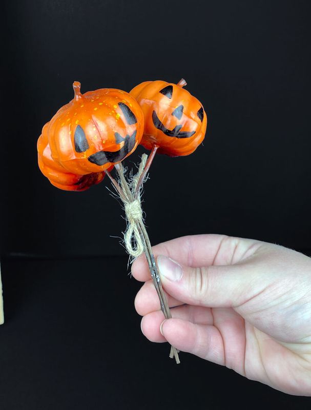 Pieni halloween koristekurpitsa, 3kpl