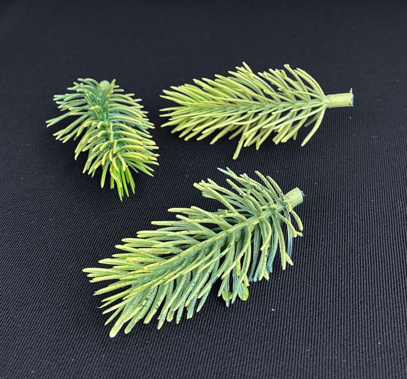 Pieni, vihreä tekohavuoksa 6cm, 3kpl