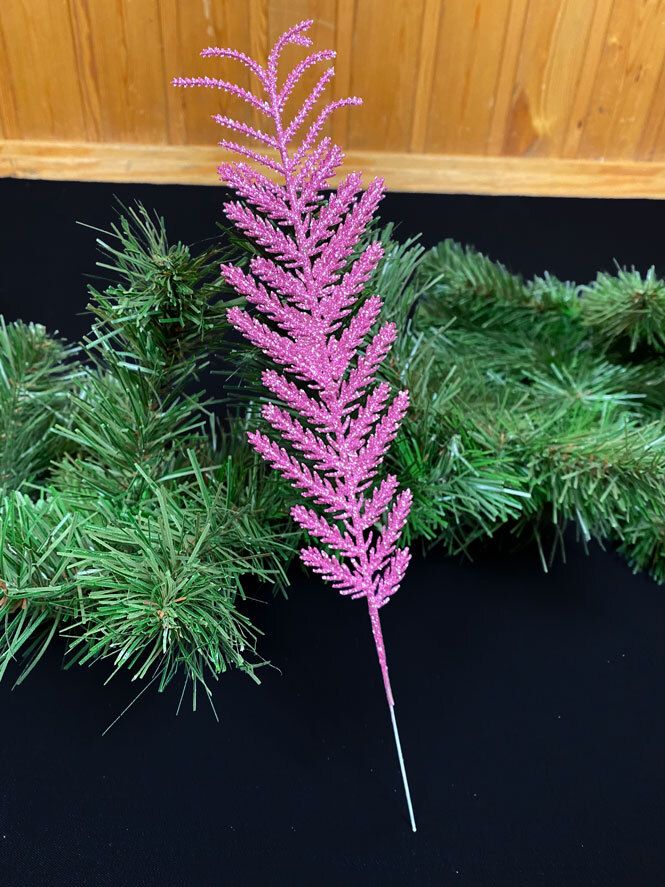 Pinkki glitter tekolehti