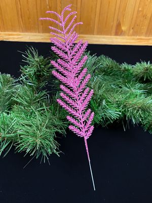 Pinkki glitter tekolehti