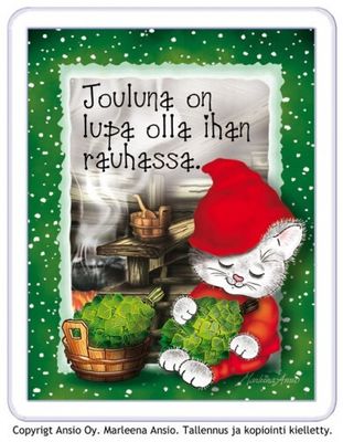Magneetti: rauhoittuva kissa