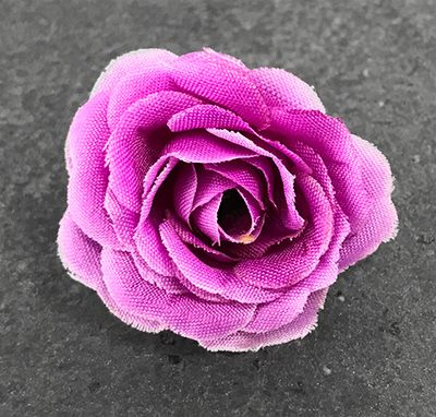 Mini tekoruusu-kukkapää, violetti