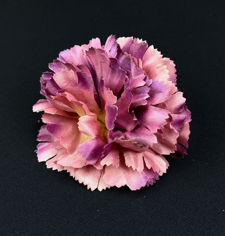 Neilikka tekokukkapää, mauve/viininpunainen