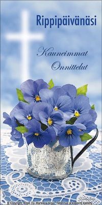 Onnittelukortti rippilapselle Marleena Ansio, 2-osainen