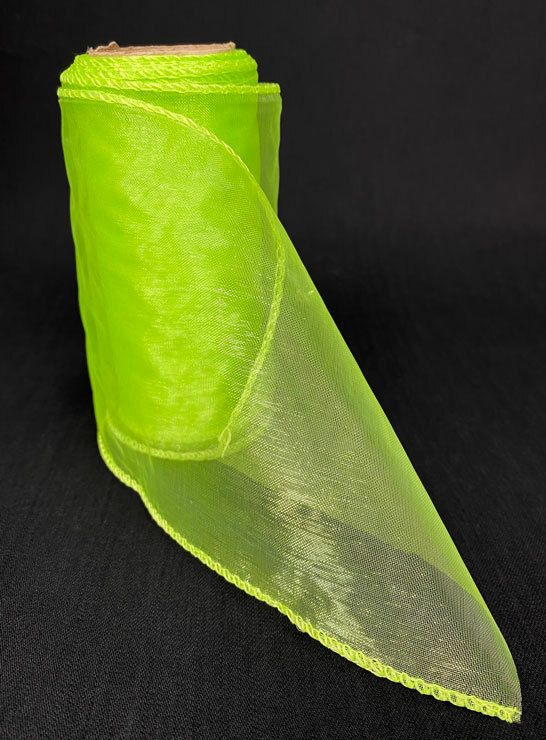 Organza 12cm/50cm, applegreen