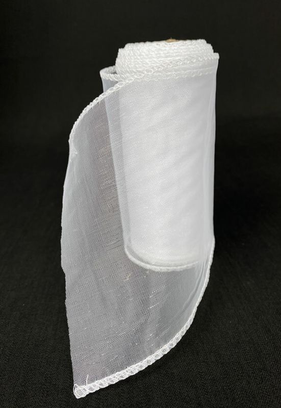 Organza 12cm/9m, valkoinen