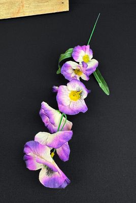 Orvokki tekokukka, violetti/beige