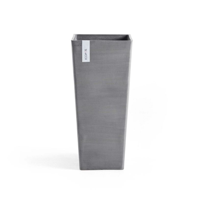 Kukkaruukku Rotterdam korkea 70cm harmaa