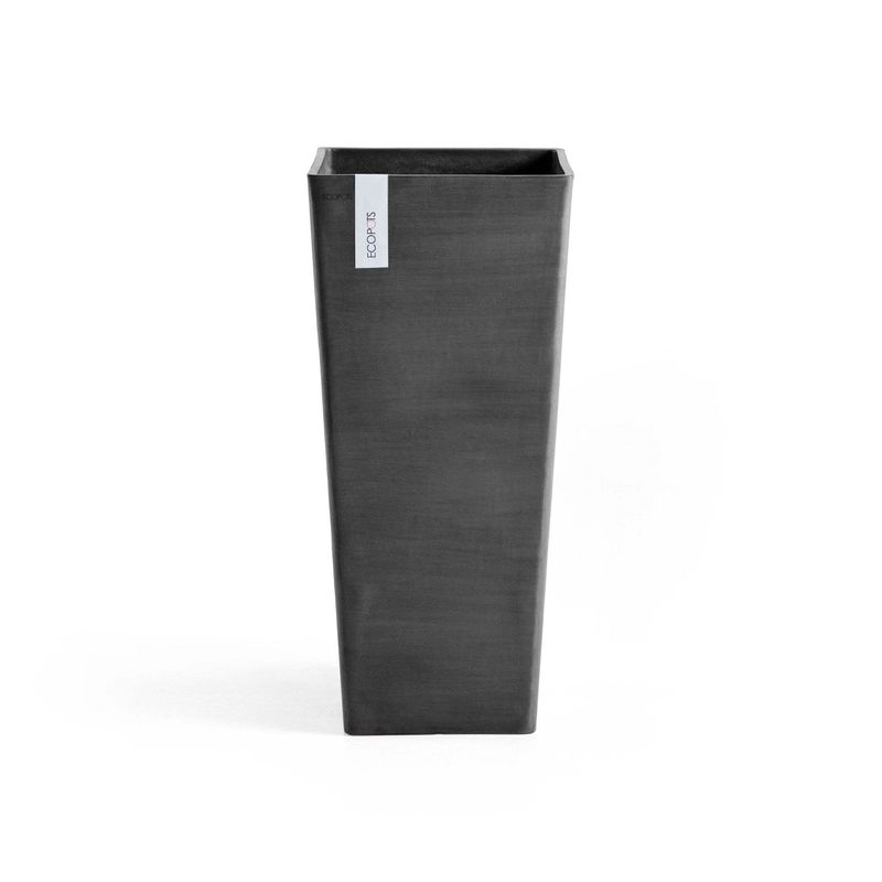Kukkaruukku Rotterdam korkea 70cm tummanharmaa