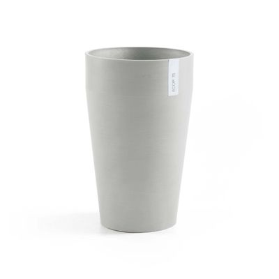 Kukkaruukku Sankara keskikorkea 55cm valkoharmaa