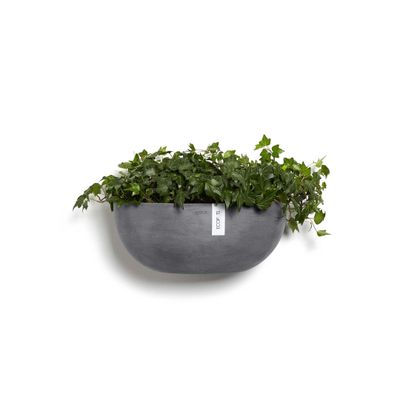 Kukkaruukku Sofia seinälle 43cm harmaa