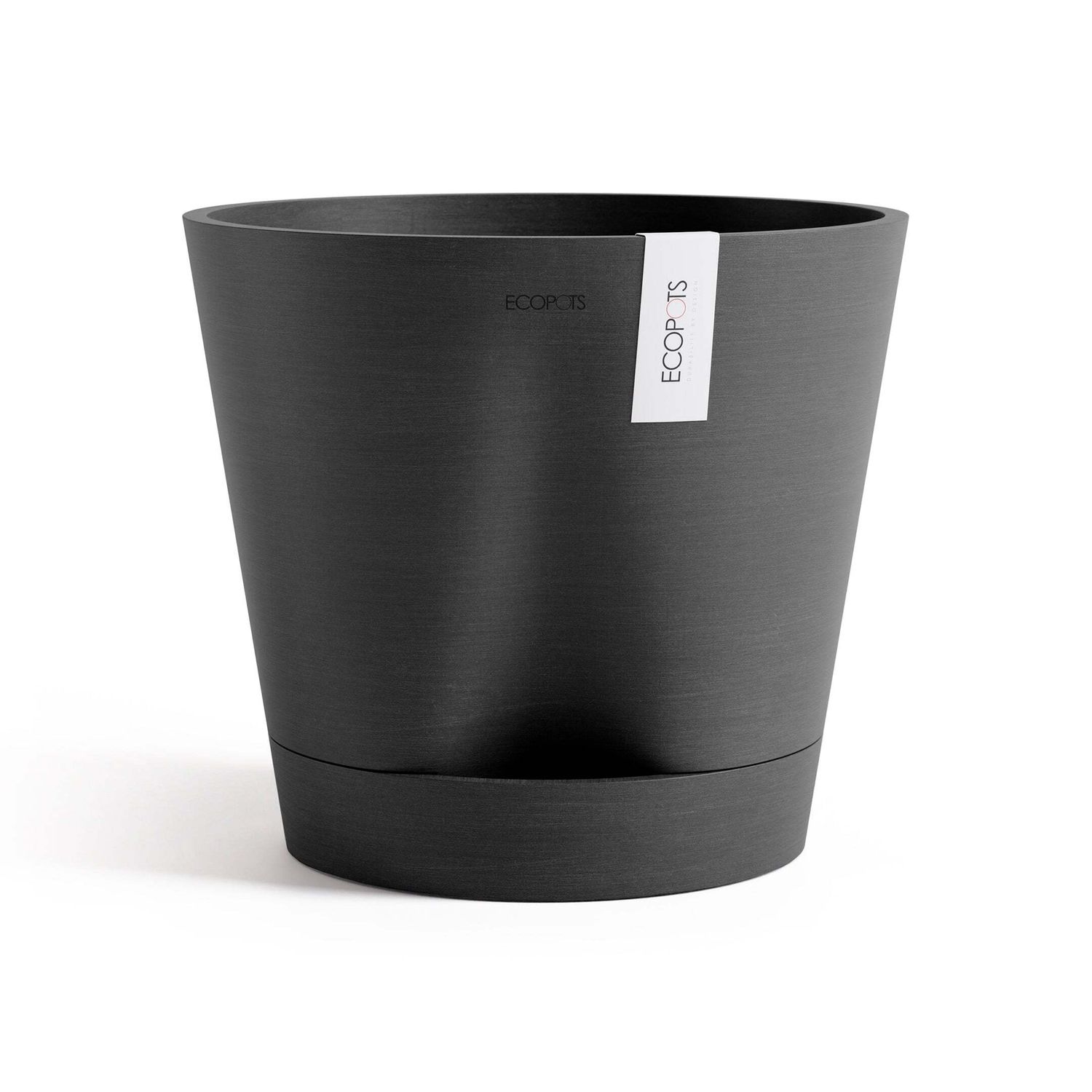 Kukkaruukku Venetsia 2.0 30cm tummanharmaa