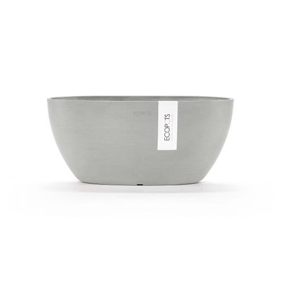 Kukkaruukku Sofia 30cm valkoharmaa