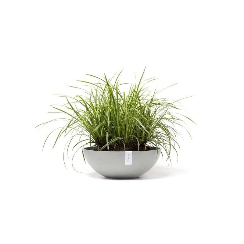 Kukkaruukku Vienna 50cm valkoharmaa