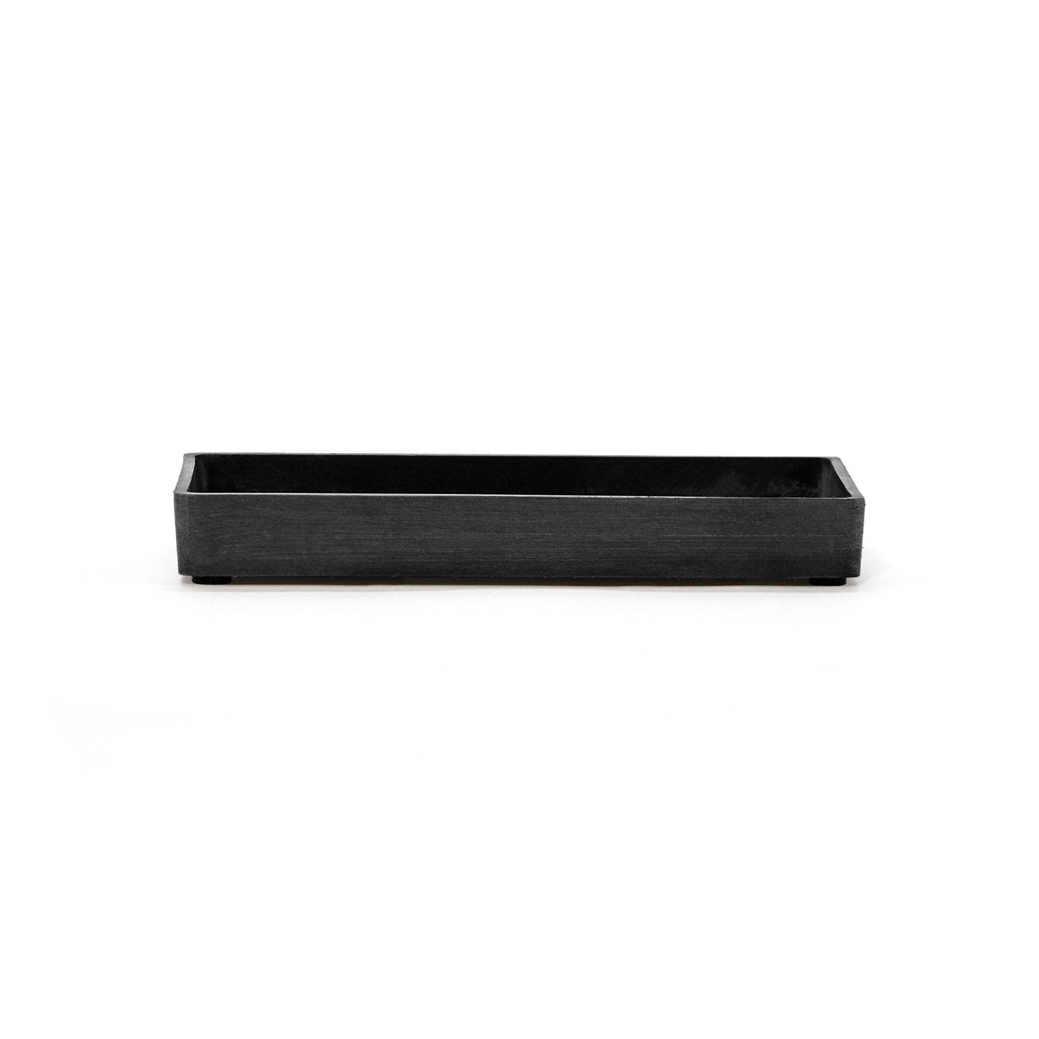 Kukkaruukku esillepanotarjotin 20cm tummanharmaa