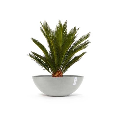 Kukkaruukku Vienna 70cm valkoharmaa
