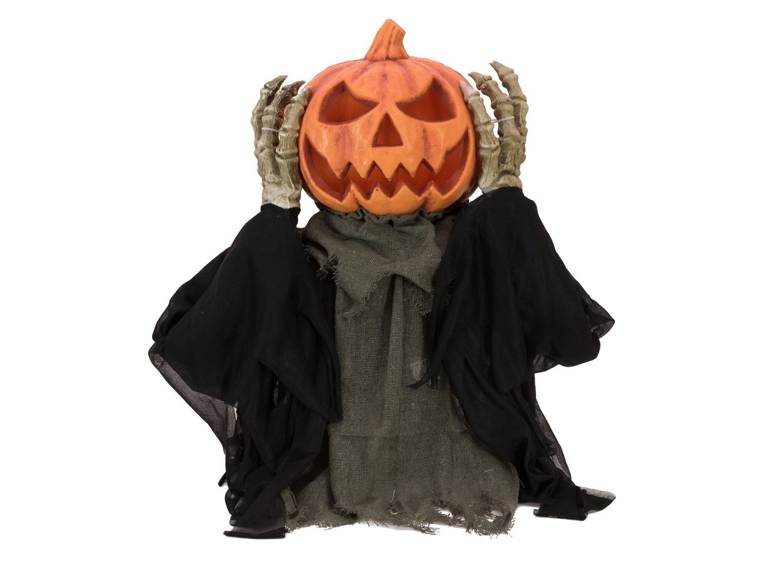Kurpitsamonsteri 70cm, animoitu halloweenhahmo