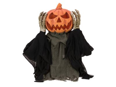 Kurpitsamonsteri 70cm, animoitu halloweenhahmo